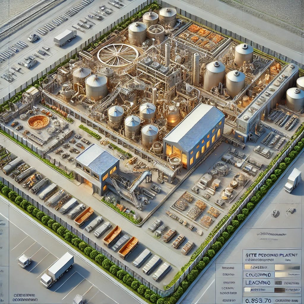 Design of Tijjanis proposed gold factory