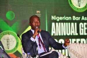 Barr Faleye at NBA Conference in Enugu