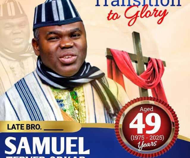 Funeral activity program for late Samuel Terver Orkar