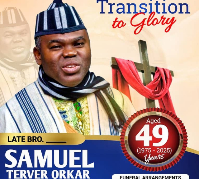 Funeral activity program for late Samuel Terver Orkar