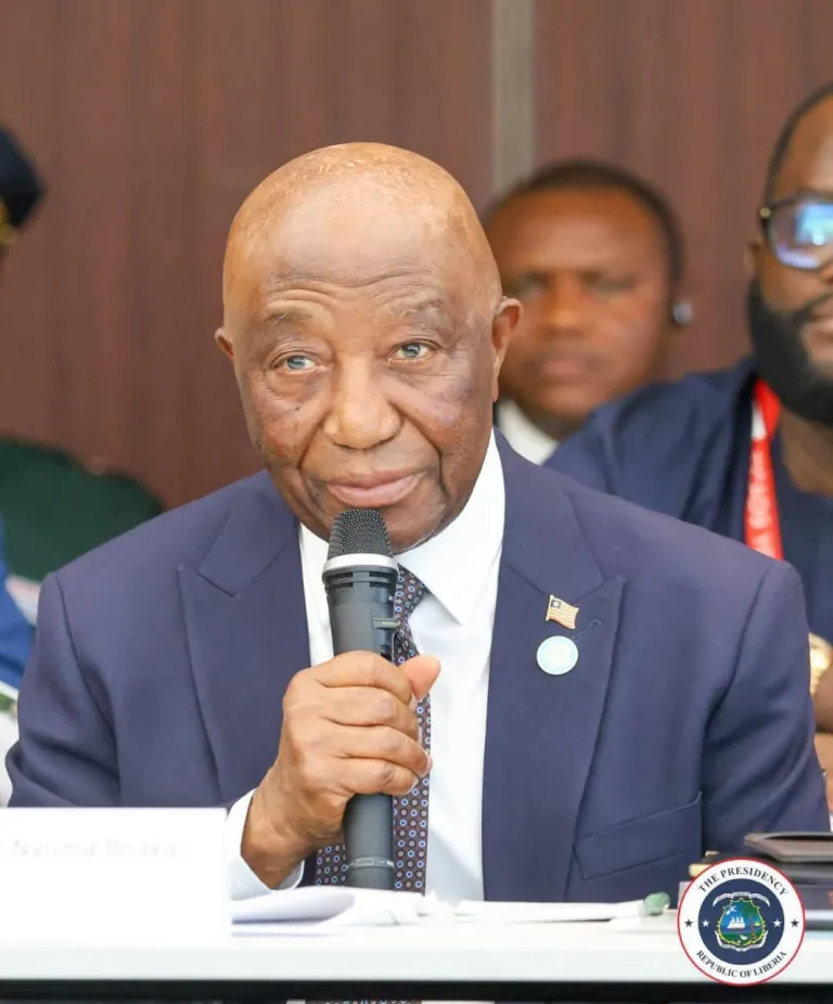 Liberian Presidenrt Joseph Boaka