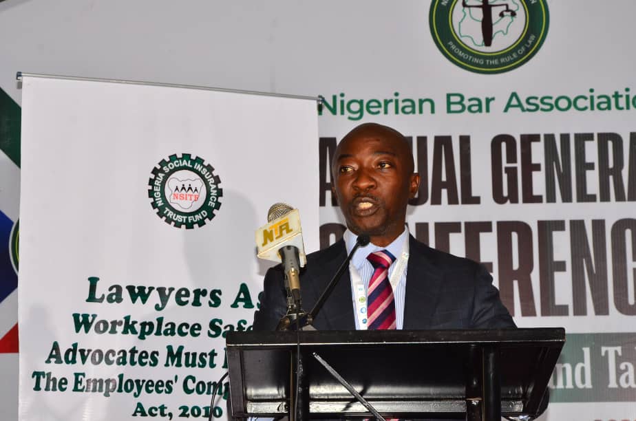 Managing Director of NSITF, Barrister Olúwaṣeun  Faleye