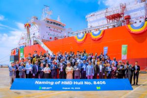 Tinubu commissions WAGL’s 40,000 CBM LPG Vessel in South Korea