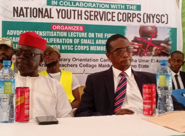 NYSC corps members in Borno urged to shun hard drugs, illicit arms