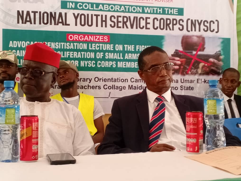 NYSC corps members in Borno urged to shun hard drugs, illicit arms