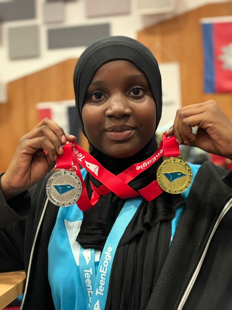 Atiku, Buni celebrate Nigerian teen Nafisa Abdullahi’s victory at Global English Competition in London 2 17-year-old Nafisa Abdullahi won the world’s best in English at the 2025 TeenEagle Global Finals in London.