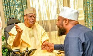 Niger State Governor, Umaru Bago and IBB
