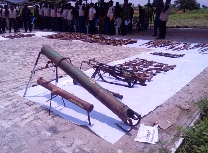 Nigeria bolsters security with destruction of over 1,300 illicit arms in Abuja