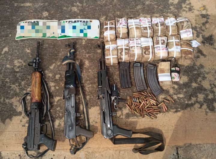 Police recover Ak47 rifles from kidnappers