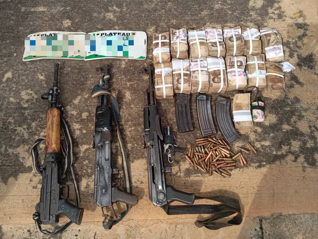 Police recover Ak47 rifles from kidnappers