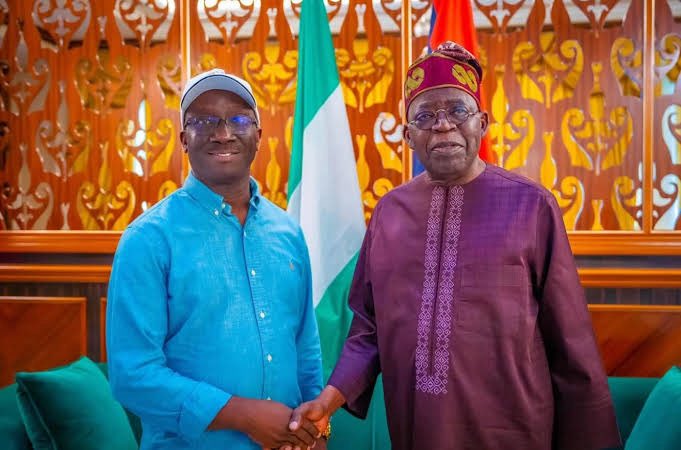 President Bola Tinubu and Edo State Governor Okpebholo