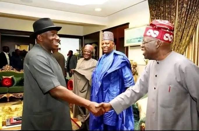 President Bola Tinubu and former President Goodluck Ebele Jonathan