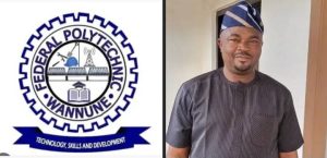 Rector Federal Polytechnic Wannune, Dr Tyover Ashirga