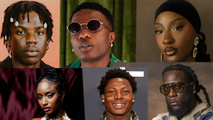Rema Tems Burna Boy Wizkid Ayra Starr Asake