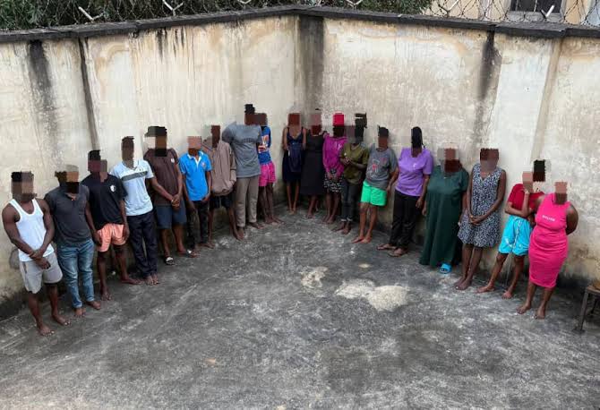 Police bust trafficking den in Uyo, rescue 20 Ghanaians