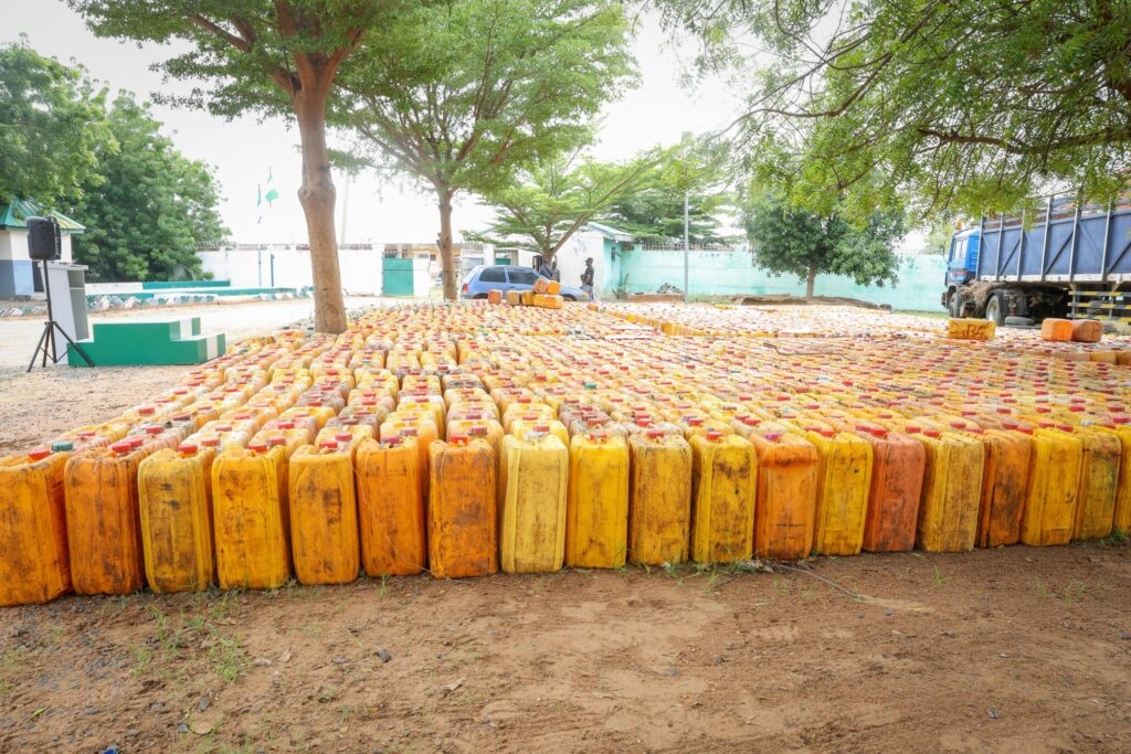 Customs seizes over 69,000 litres of smuggled petrol in Adamawa, warns against attacks on officers 2 Smuggled petrol intercepted by Customs operatives in Adamawa