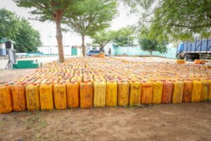 Smuggled petrol intercepted by Customs operatives in Adamawa