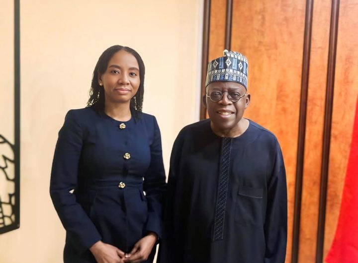 President Bola Tinubu and the Director General of the National Pension Commission (PenCom), Ms. Omolola Oloworaran