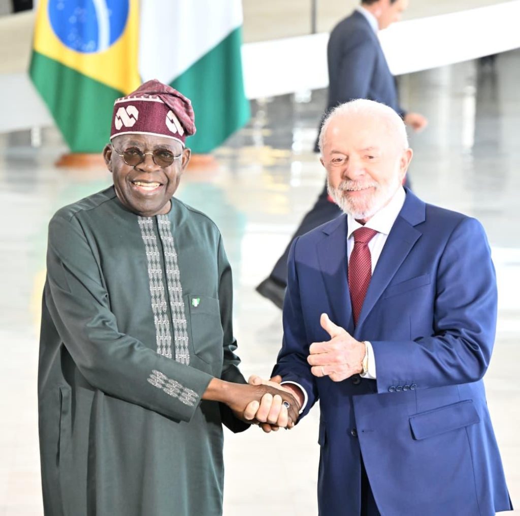 Tinubu's state visit to Brazil: Air Peace to begin direct flight from Lagos to São Paulo 2 President Bola Tinubu and Brazilian leader, President Luiz Inácio Lula da Silva