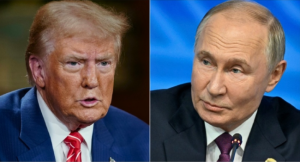 U.S President Donald Trump vs Russian President Putin