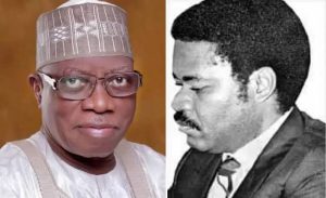 Veteran journalist Yakubu Mohammed and late Dele Giwa