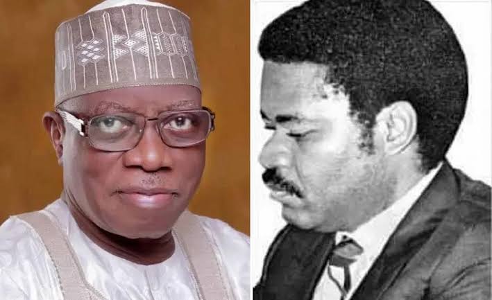 Veteran journalist Yakubu Mohammed and late Dele Giwa