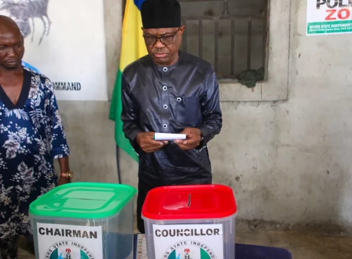 Wike praises Tinubu, lauds massive turnout in Rivers LG elections
