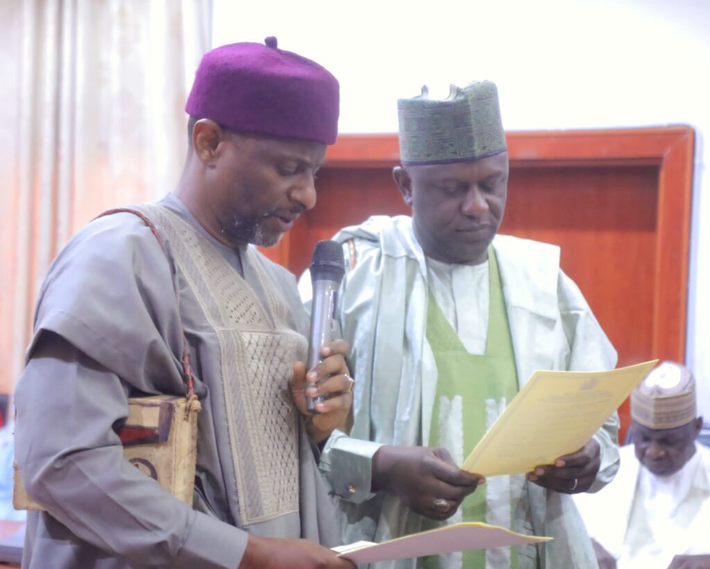 Zulum swears in 2 commissioners, judicial council member 3 Zulum swears in commissioners 1