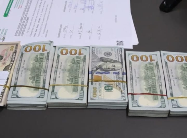 $59,000 undeclared cash intercepted by Customs at Lagos airport