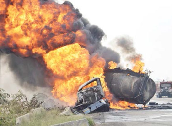 Petrol tanker explosion