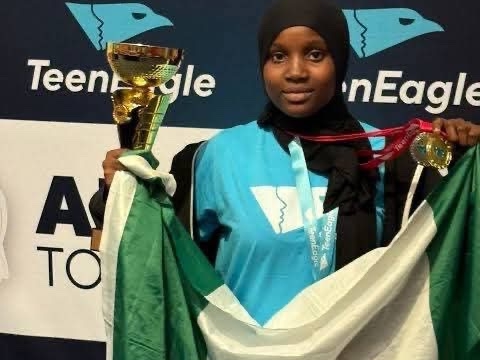 17-year-old Nafisa Abdullahi won the world’s best in English at the 2025 TeenEagle Global Finals in London.
