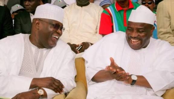 Wike slams Tambuwal and Atiku as 'serial betrayers' 2 Atiku Abubakar and Aminu Tambuwal