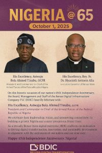 Benue state congratulates Pres Tinubu @Independent day