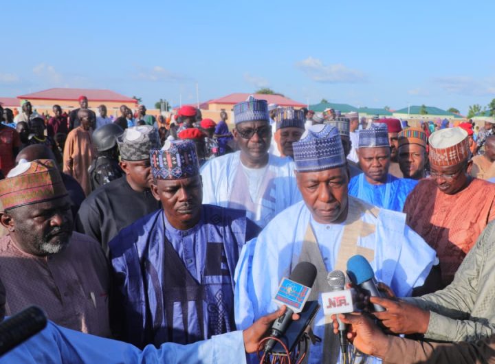 Zulum visits families of 63 Borno residents killed by Boko Haram