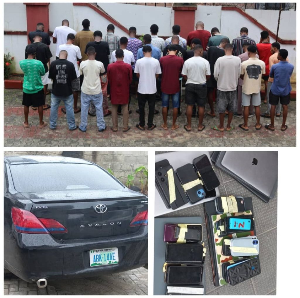 EFCC arrests Internet Fraudsters in Akwa Ibom