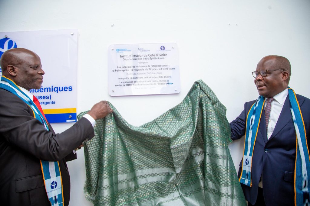 Ivory Coast: Inauguration of the Department of Epidemic Viruses at the Pasteur Institute 6 Epidemic institute 6