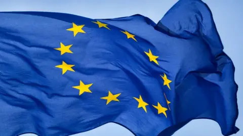 Europe flag is the official symbol of the European Union