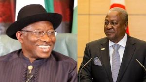 Goodluck Jonathan and John Mahama