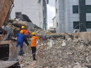 Yaba building collapse in Lagos