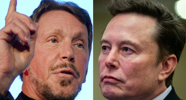 Elon Musk at risk of losing his title as world’s wealthiest person to Oracle's Ellison