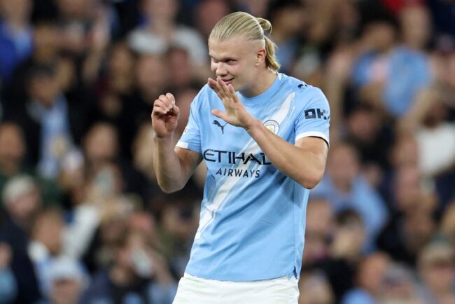 Haaland hits 50th Champions League goal as 10-man Napoli crumble to Man City