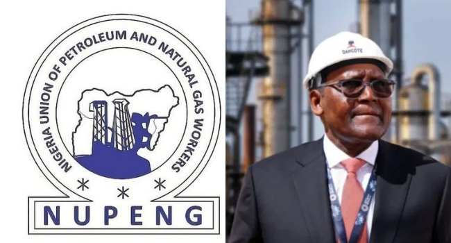 NUPENG and Dangote strike