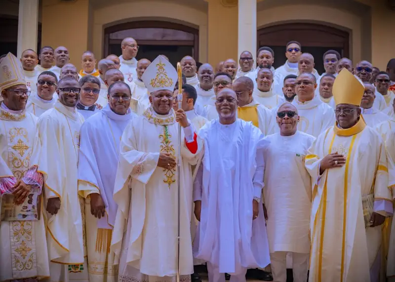 Ondo Gov with Catholic Bishops