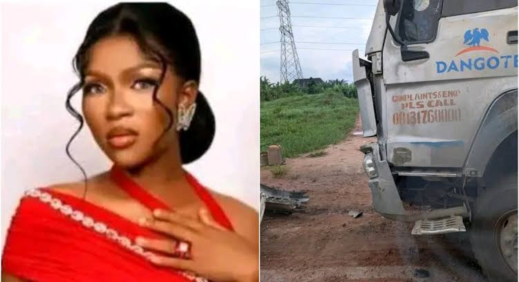 Phyna’s sister, Ruth who was hit by Dangote truck is dead