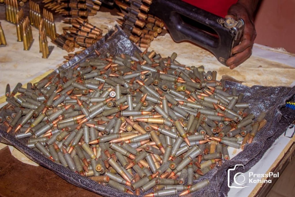 Police nab 2 gunrunners recover machine gun ammmo