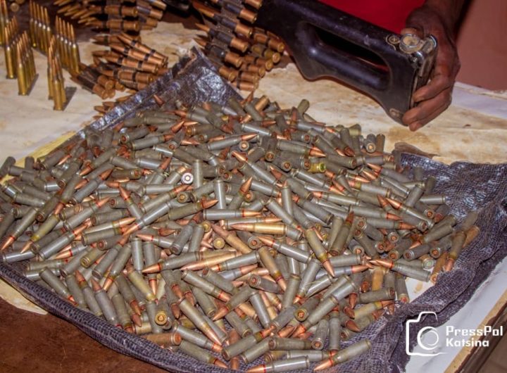 Police nab 2 gunrunners recover machine gun ammmo