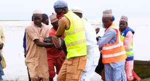 Rescued victims from boat mishap