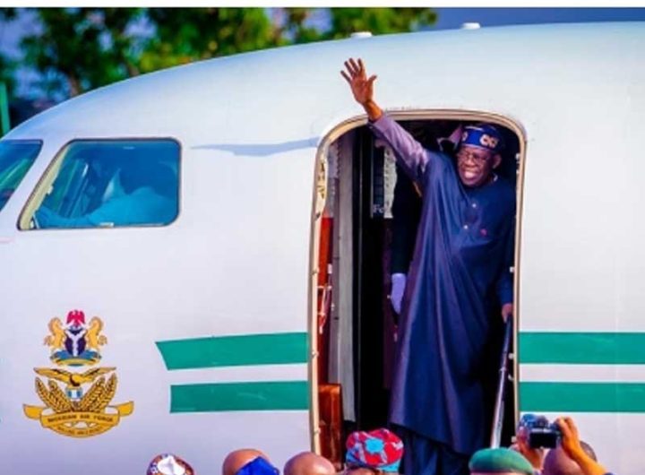 Tinubu jets out 1