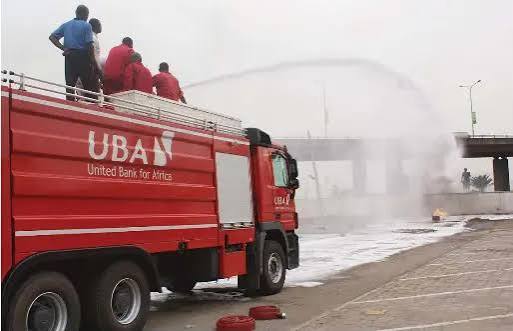 UBA firefighter in Lagos