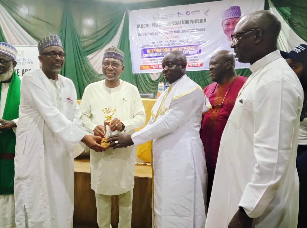 Uba Sani honoured as “peace champion” for driving unity